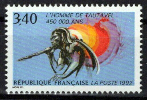 France 2296 MNH Tautavel Man Anthropology ZAYIX 0924S0067M