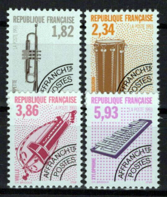 France 2368-2371 MNH Musical Instruments ZAYIX 0924S0031M