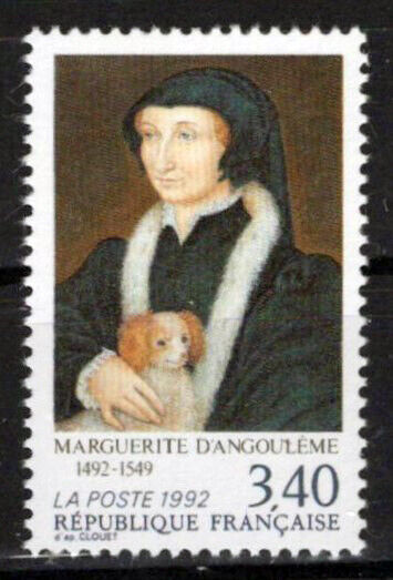 France 2285 MNH Marguerite d'Angouleme Dogs Royalty ZAYIX 0924S0045M