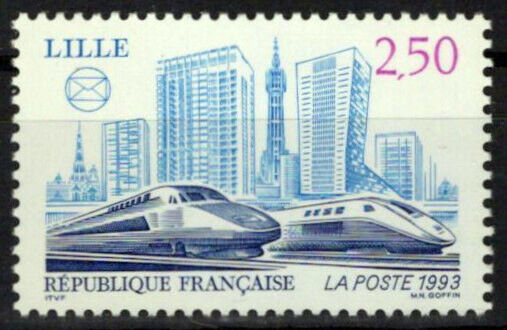 France 2362 MNH Trains Architecture ZAYIX 0924S0043M