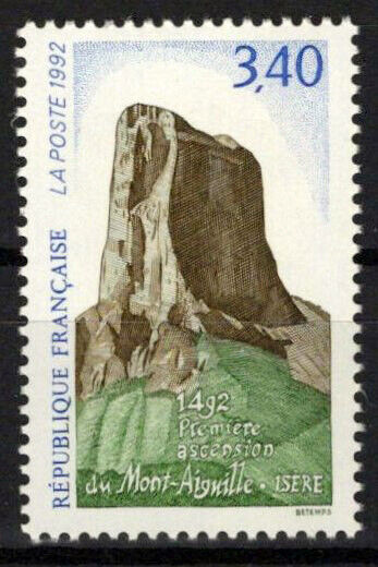 France 2291 MNH Landscape Mountain Mt. Aiguille ZAYIX 0924S0054M