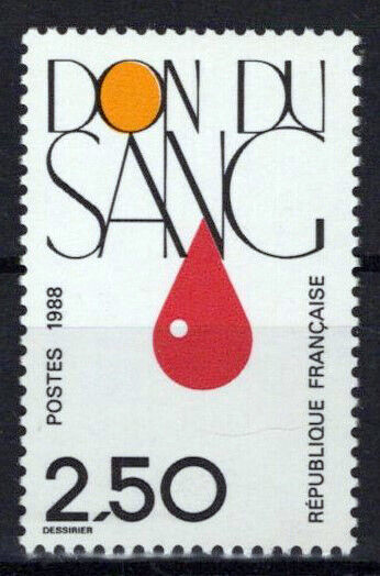 France 2108 MNH Blood Donation Medical ZAYIX 0924S0081M