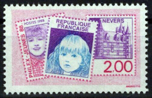 France 2107 MNH Stamps on Stamps Children Youth ZAYIX 0924S0082M