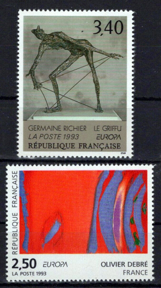 France 2329-2330 MNH Contemporary Art Paintings Sculpture ZAYIX 0924S0085M