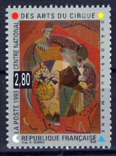 France 2377 MNH Painting Clowns Circus Albert Gleizes ZAYIX 0924S0090M