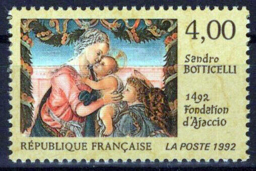 France 2286 MNH Virgin & Child Painting Botticelli ZAYIX 0924S0093M