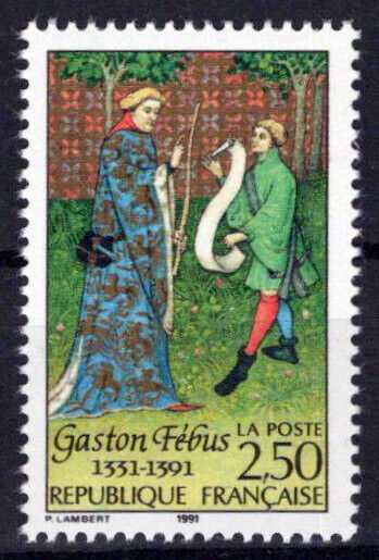 France 2260 MNH Gaston III de Foix ZAYIX 0924S0097M