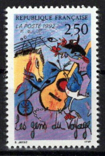 France 2318 MNH Gypsy Culture Music Instruments Horses ZAYIX 0924S0072M