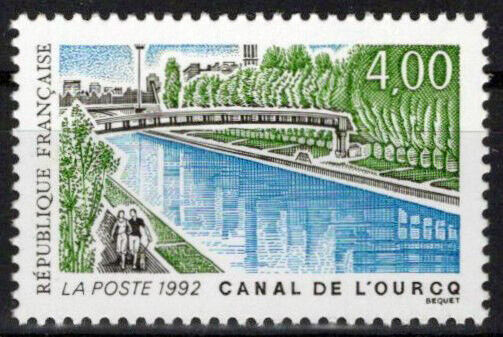 France 2290 MNH Bridge Ourcq Canal ZAYIX 0924S0095M