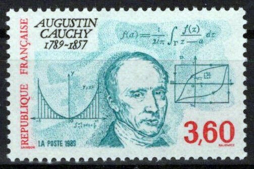 France 2176 MNH Baron Augustin Louis Cauchy Mathematician ZAYIX 1024S0040M