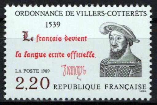 France 2175 MNH Villers Cotterets Ordinance ZAYIX 1024S0038M