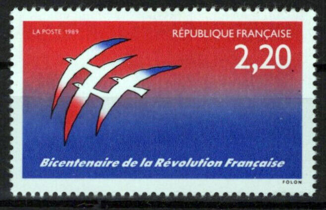 France 2139 MNH Birds French Revolution Bicent. ZAYIX 1024S0042M