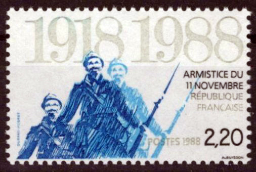 France 2129 MNH Armistice Ending WWI Military ZAYIX 1024S0020M