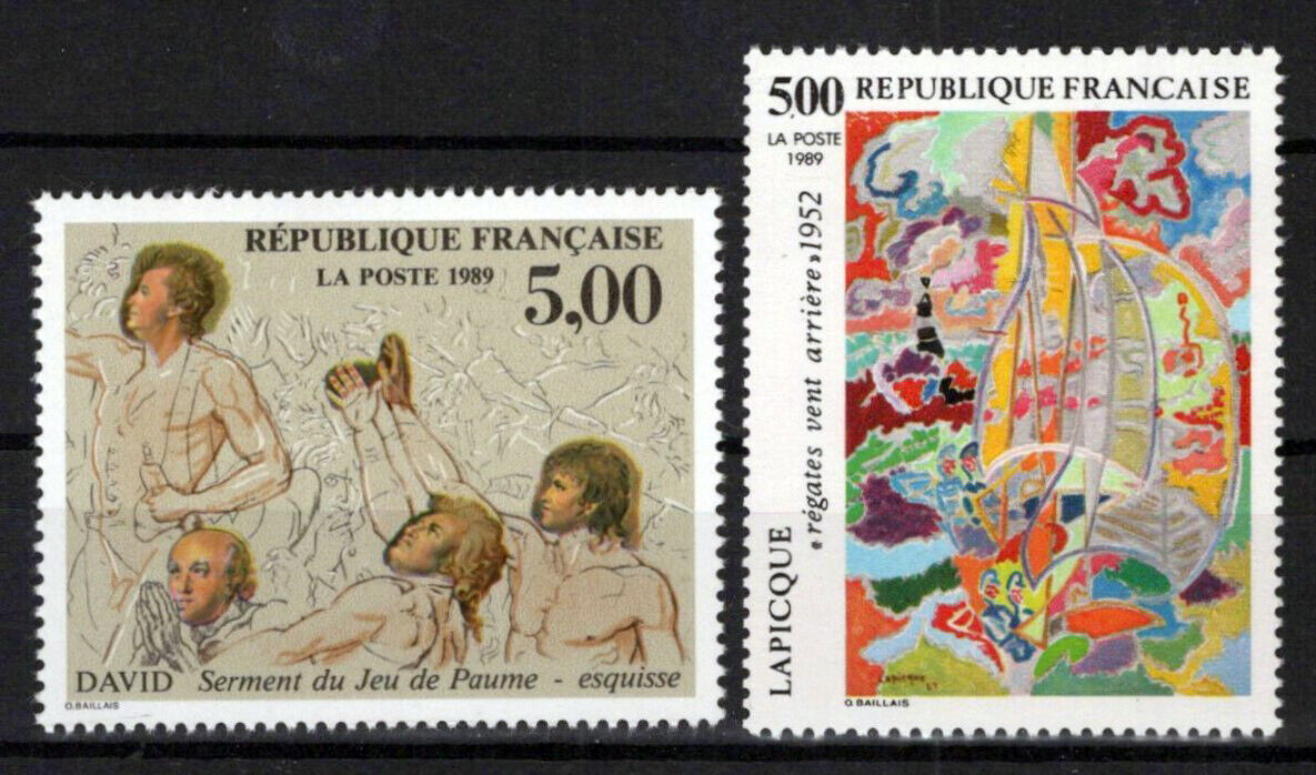 France 2160-2161 MNH Art Sketches Paintings ZAYIX 1024S0045M