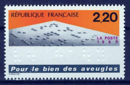 France 2140 MNH Valentin Hauy School of the Blind ZAYIX 1024S0028M