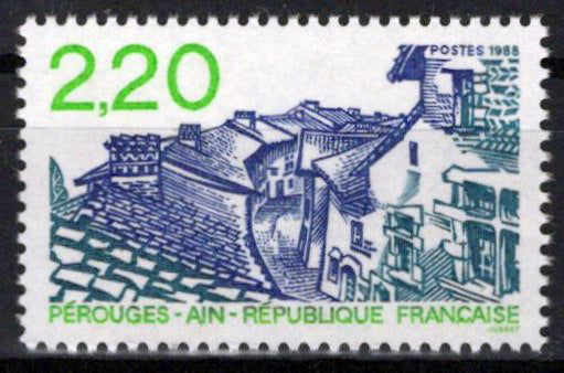 France 2120 MNH View of Perouges Architecture ZAYIX 1024S0025M