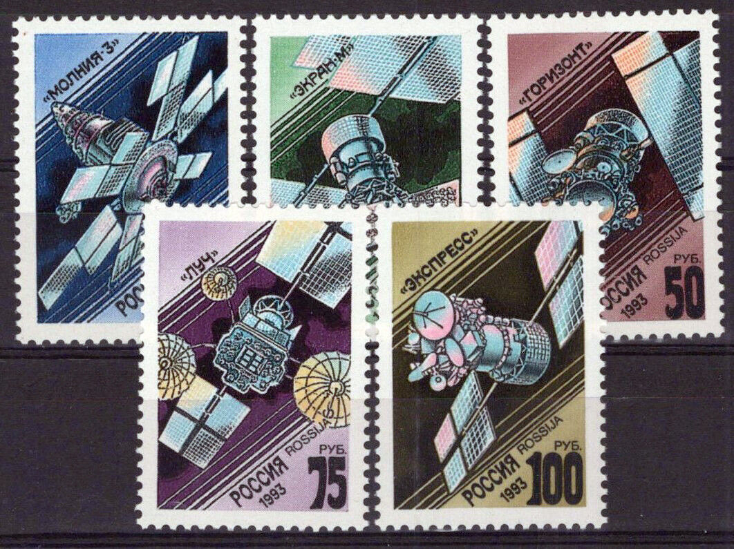 Russia 6138-6142 MNH Space Satellites ZAYIX 1024S0115