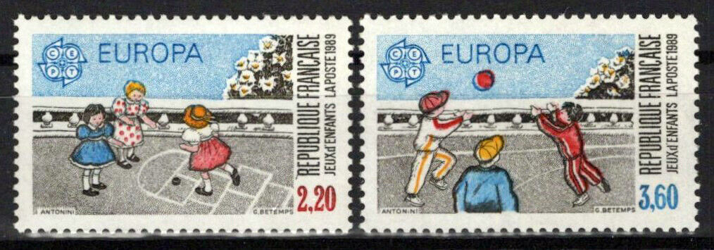 France 2152-2153 MNH Europa Cept Sports Games ZAYIX 1024S0058M