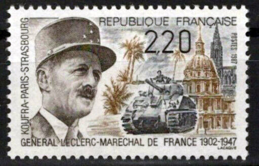 France 2059 MNH General Leclerc Marshal of France ZAYIX 1024S0064M