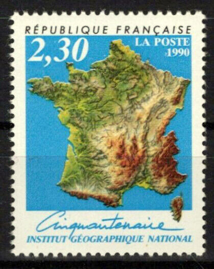 France 2231 MNH Maps Geography ZAYIX 1024S0053M