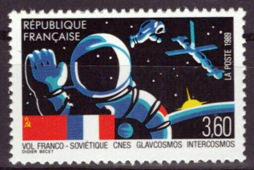 France 2146 MNH France Soviet Joint Space Flight ZAYIX 1024S0067M