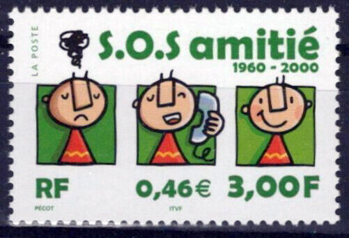 France 2786 MNH S.O.S. Amitie Organizations ZAYIX 1024S0145M