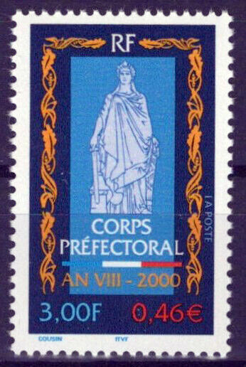 France 2755 MNH Prefectorial Corps Statue ZAYIX 1024S0152M