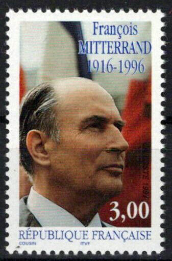 France 2552 MNH Francois Mitterrand Politician ZAYIX 1024S0160M