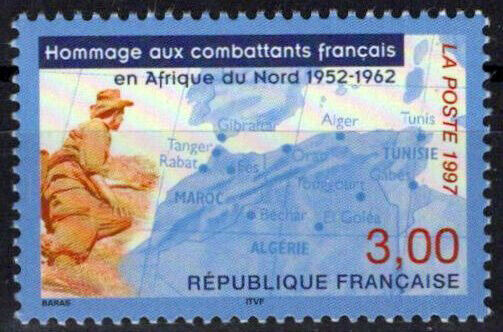 France 2581 MNH Maps French Solders Africa Military ZAYIX 1024S0142M