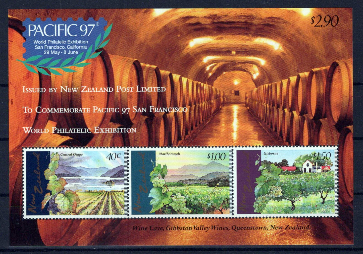 New Zealand 1433b MNH Vineyards Agriculture ZAYIX 0724M0202