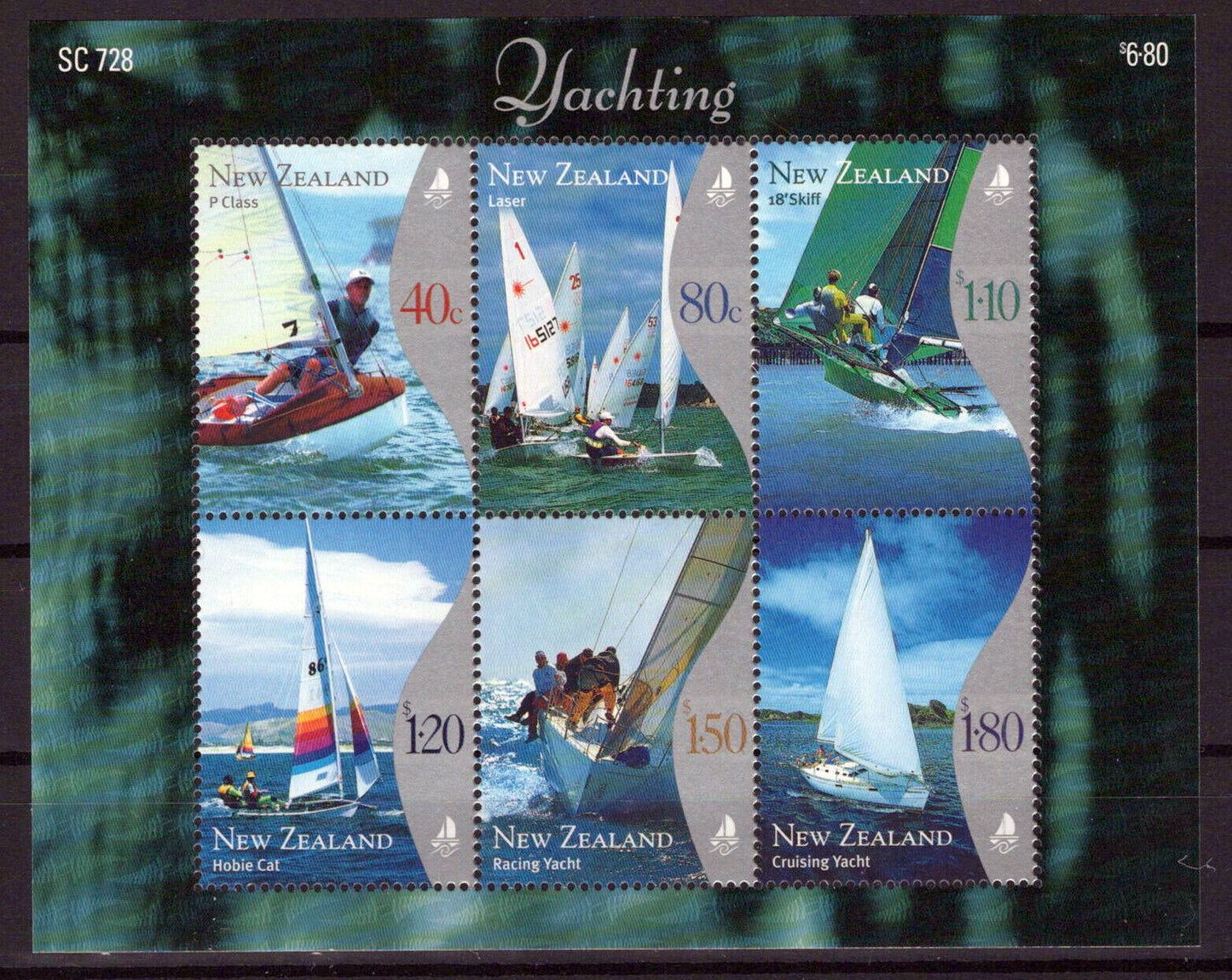 New Zealand 1620a MNH Yachting Water Sports ZAYIX 0724M0205