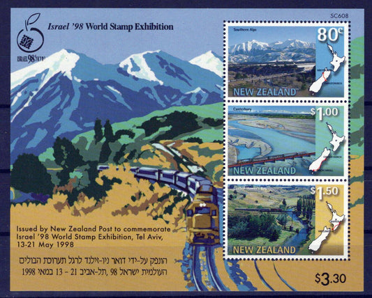 New Zealand 1450a MNH Scenic Trains Railroad Transportation ZAYIX 0724M0194