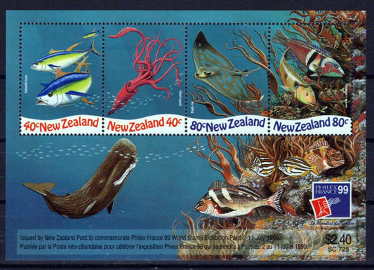 New Zealand 1546b MNH Marine Life Fish Whales ZAYIX 1024M0104