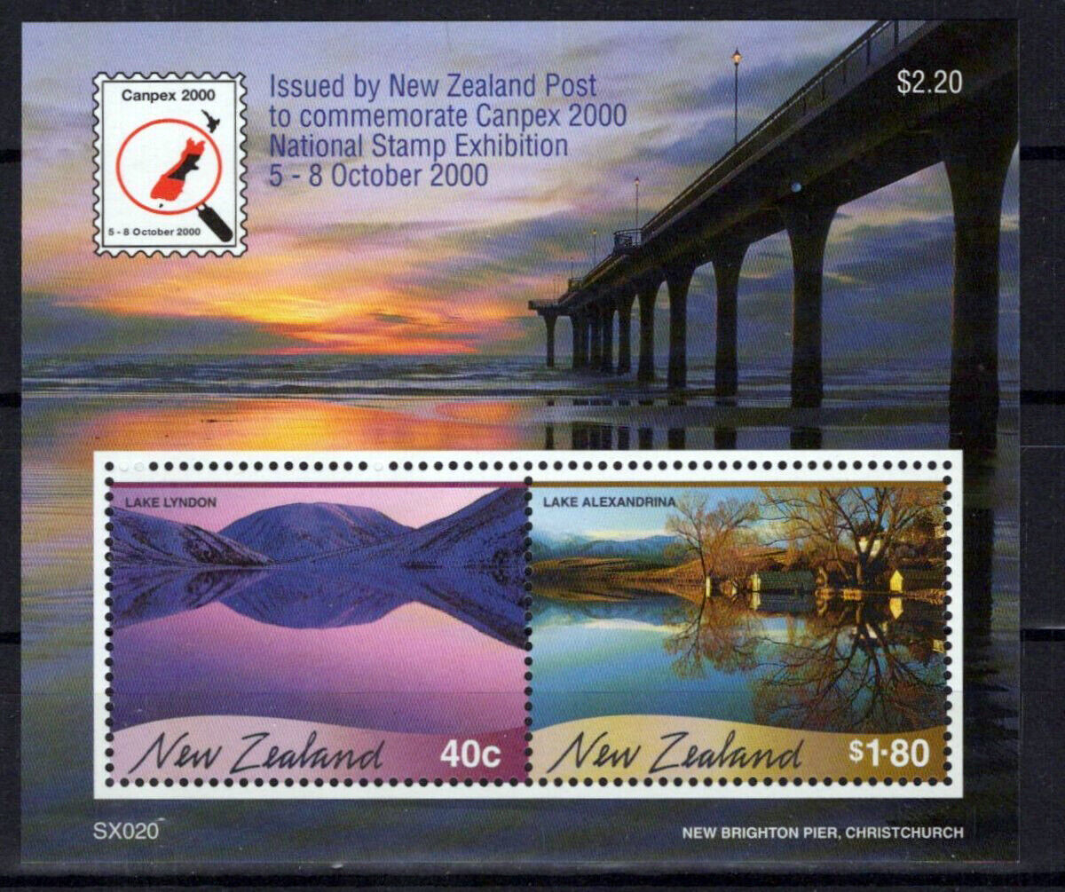 New Zealand 1662a MNH Landscapes Nature Lakes Mountains ZAYIX 1024S0506