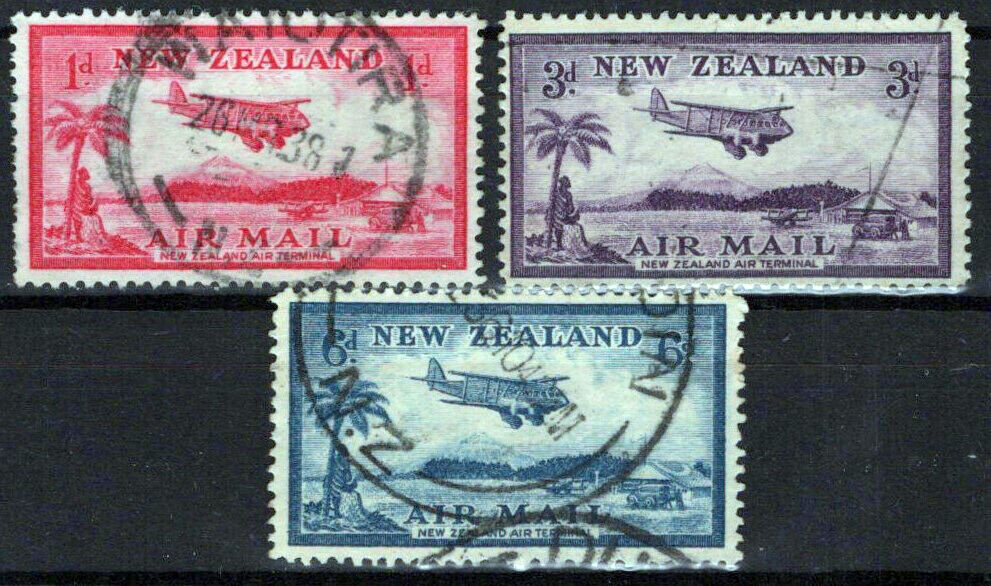 New Zealand C6-C8 Used Air Post Aviation Planes Aircraft ZAYIX 1024S0523