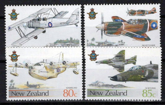 New Zealand 872-875 MNH Aviation Planes Royal Air Force ZAYIX 1024S0502M