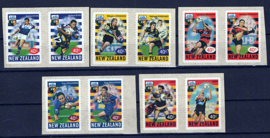 New Zealand 1588a-1596a MNH BKLT Pane Sports Rugby Games ZAYIX 1024S0513M