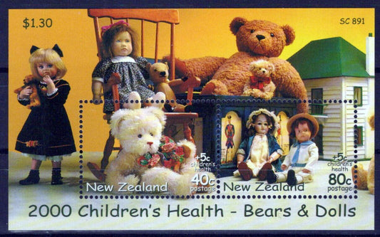 New Zealand 1682a MNH Bears & Dolls Toys ZAYIX 1024S0507