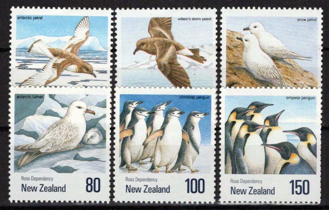 New Zealand 1008-1013 MNH Ross Dependency Birds Penguins ZAYIX 1024S0543M