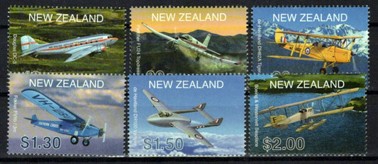 New Zealand 1714-1719 MNH Aviation Planes Aircraft ZAYIX 1024S0542M