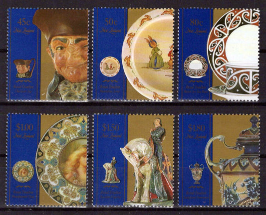 New Zealand 1139-1144 MNH Royal Doulton Ceramics ZAYIX 1024S0538M