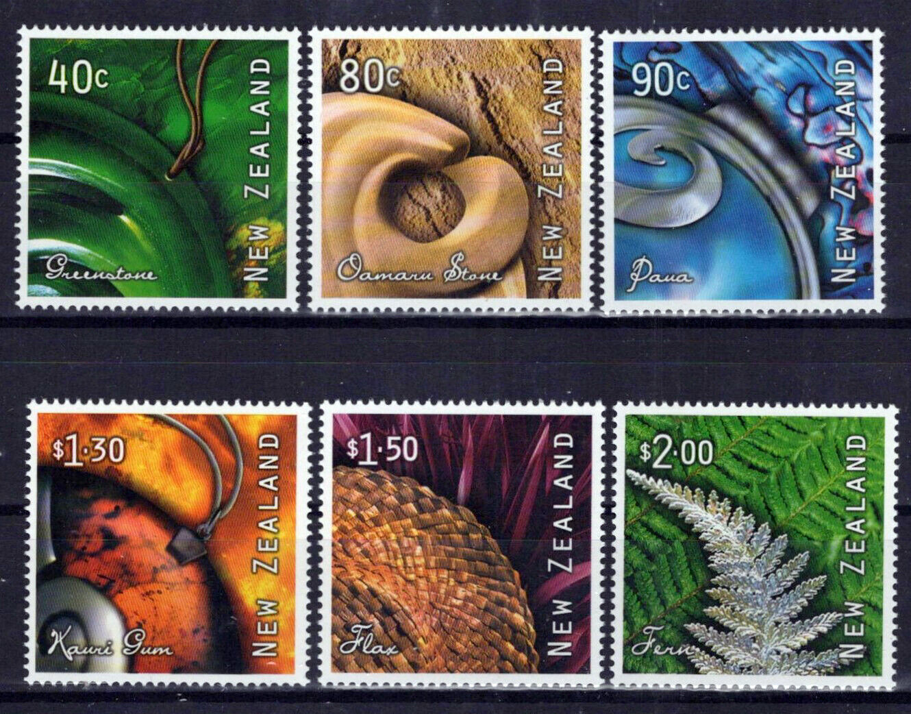 New Zealand 1708-1713 MNH Plants Art in Nature ZAYIX 1024S0541M