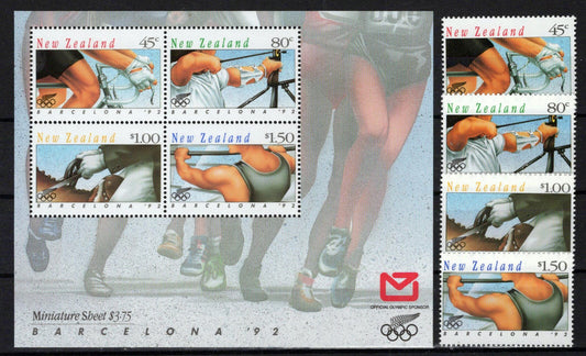 New Zealand 1100-1103a MNH Olympics Games Sports ZAYIX 1024M0117