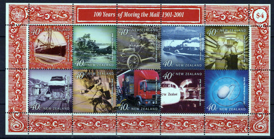 New Zealand 1695 MNH Moving Mail Transportation ZAYIX 1024M0118M