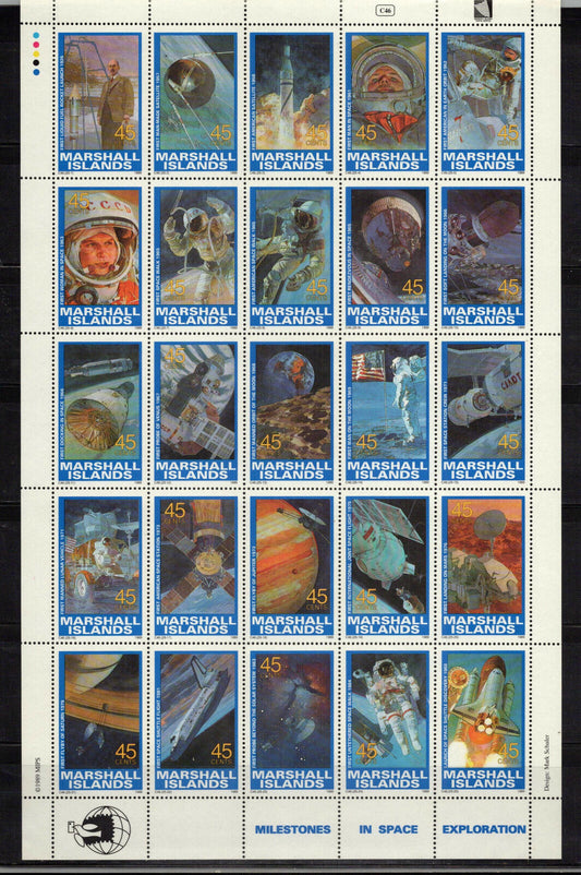 Marshall Islands 345 MNH Space Exploration ZAYIX 0801L0042