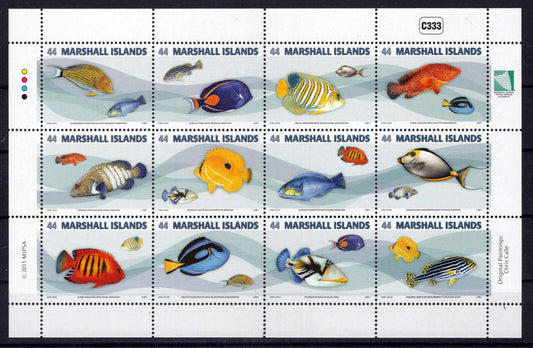 Marshall Islands 1003 MNH Fish Marine Life ZAYIX 1024M0625