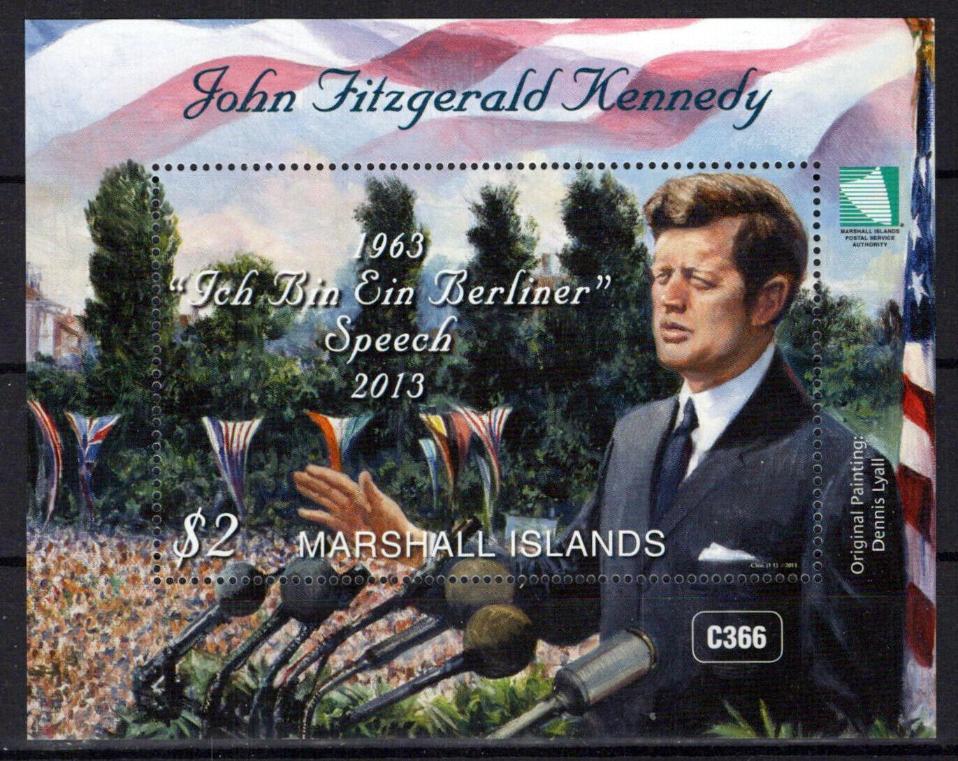 Marshall Islands 1061 MNH John F. Kennedy ZAYIX 1024M0636