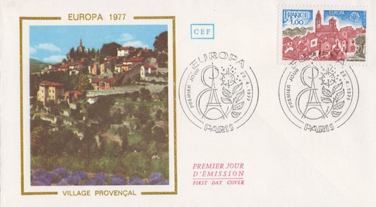 France 1534 First Day Cover FDC Europa CEPT Provincial Village 032323SM17