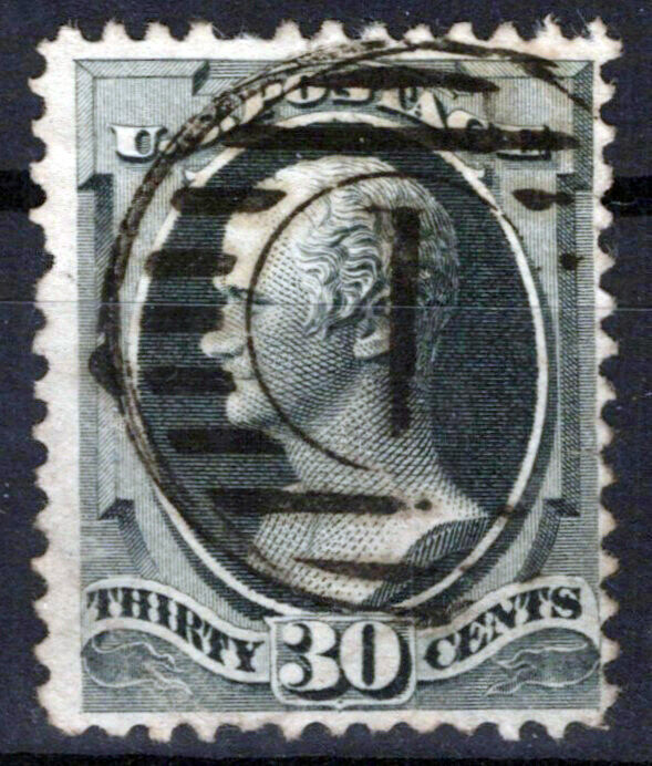 United States 165 used FVF 30c Hamilton CV $140 ZAYIX 1124NB020