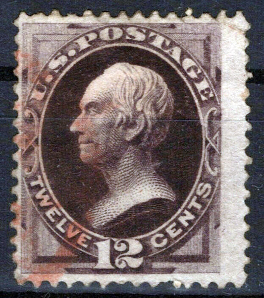 United States 162 used FVF 12c Henry Clay, red cancel CV $150 ZAYIX 1124NB019